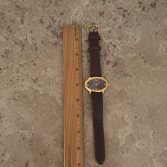NWOT Joan Rivers Gold and Brown Classic Watch main image 7